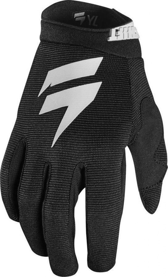 Мотоперчатки подростковые Shift White Air Youth Glove Black