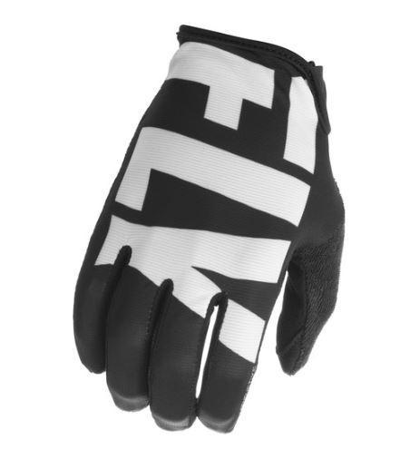 Перчатки FLY RACING MEDIA чёрные/белые (2020)